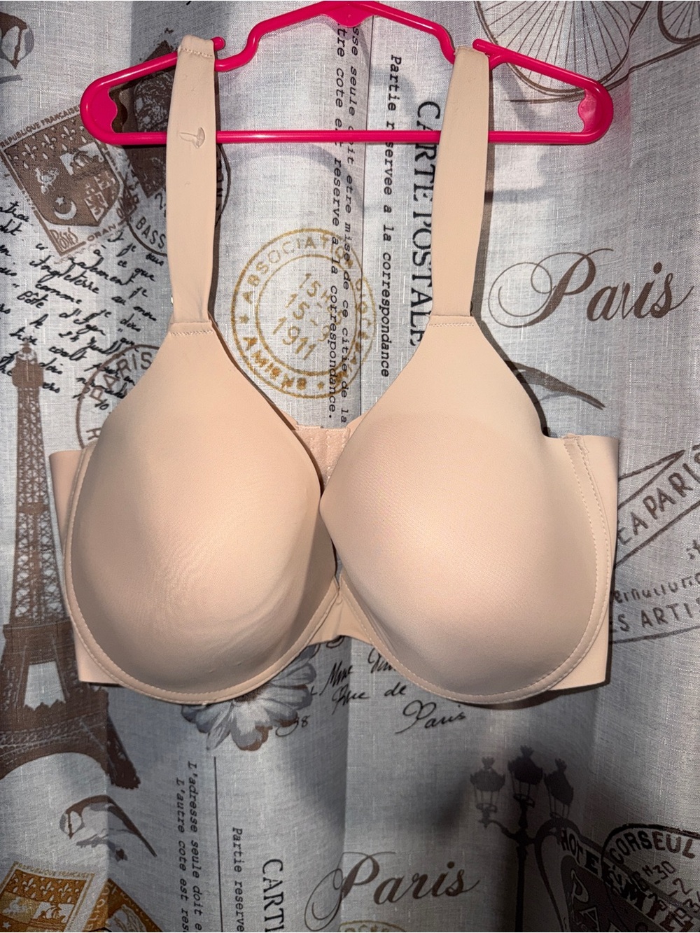 Jessica Simpson 3 Pack Full Figure Bras Pink Ivory Lace